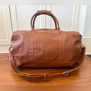 COACH Vintage Lexus Large Cabin Bag 503L Leather Travel Luggage British Tan